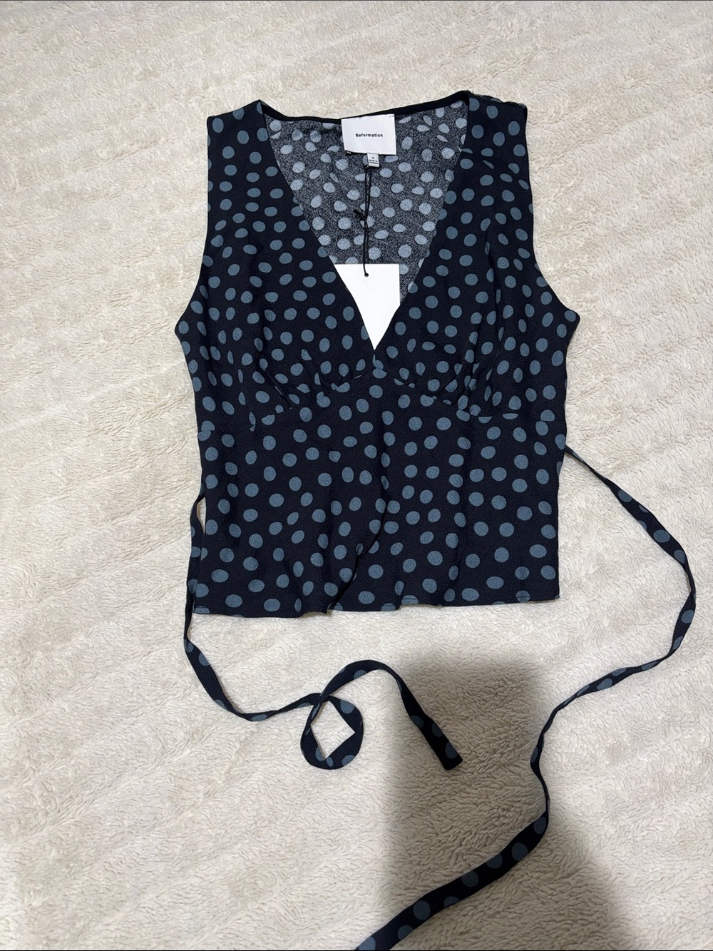 Reformation Cosmic Dot Blouse
